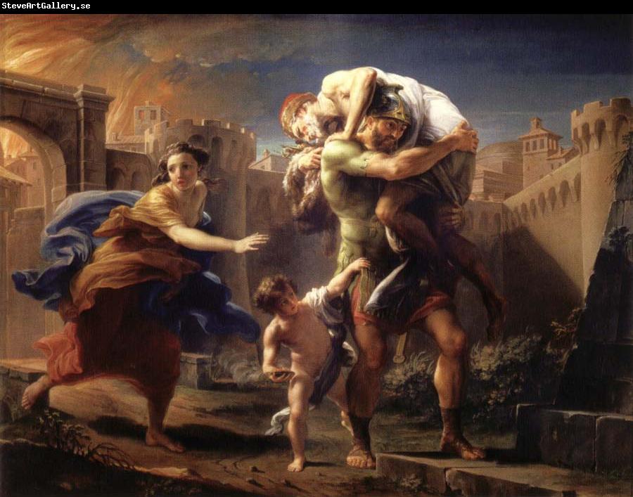 Pompeo Batoni Aeneas Fleeing from Troy